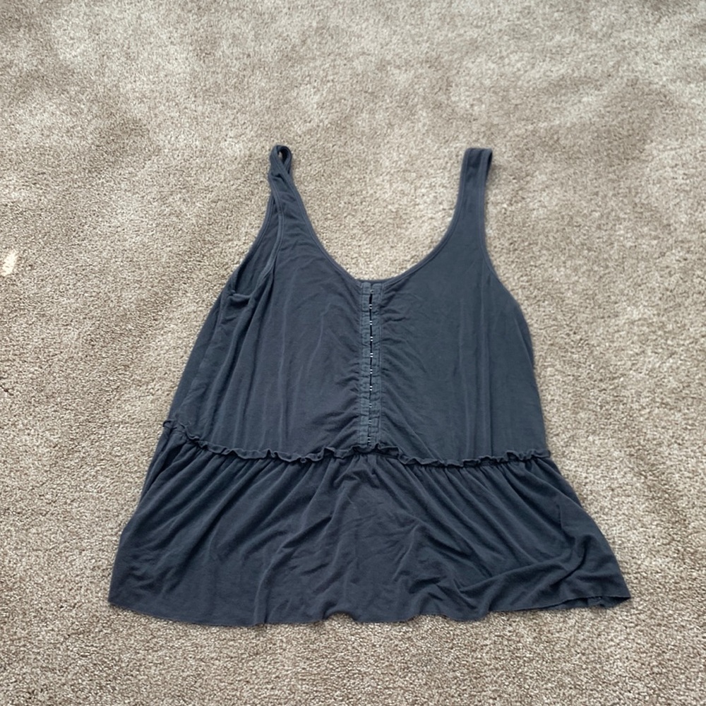 Black American Eagle Tank Top